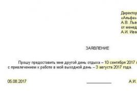 О предоставлении работникам дополнительного выходного дня Предоставление выходного за работу в выходной